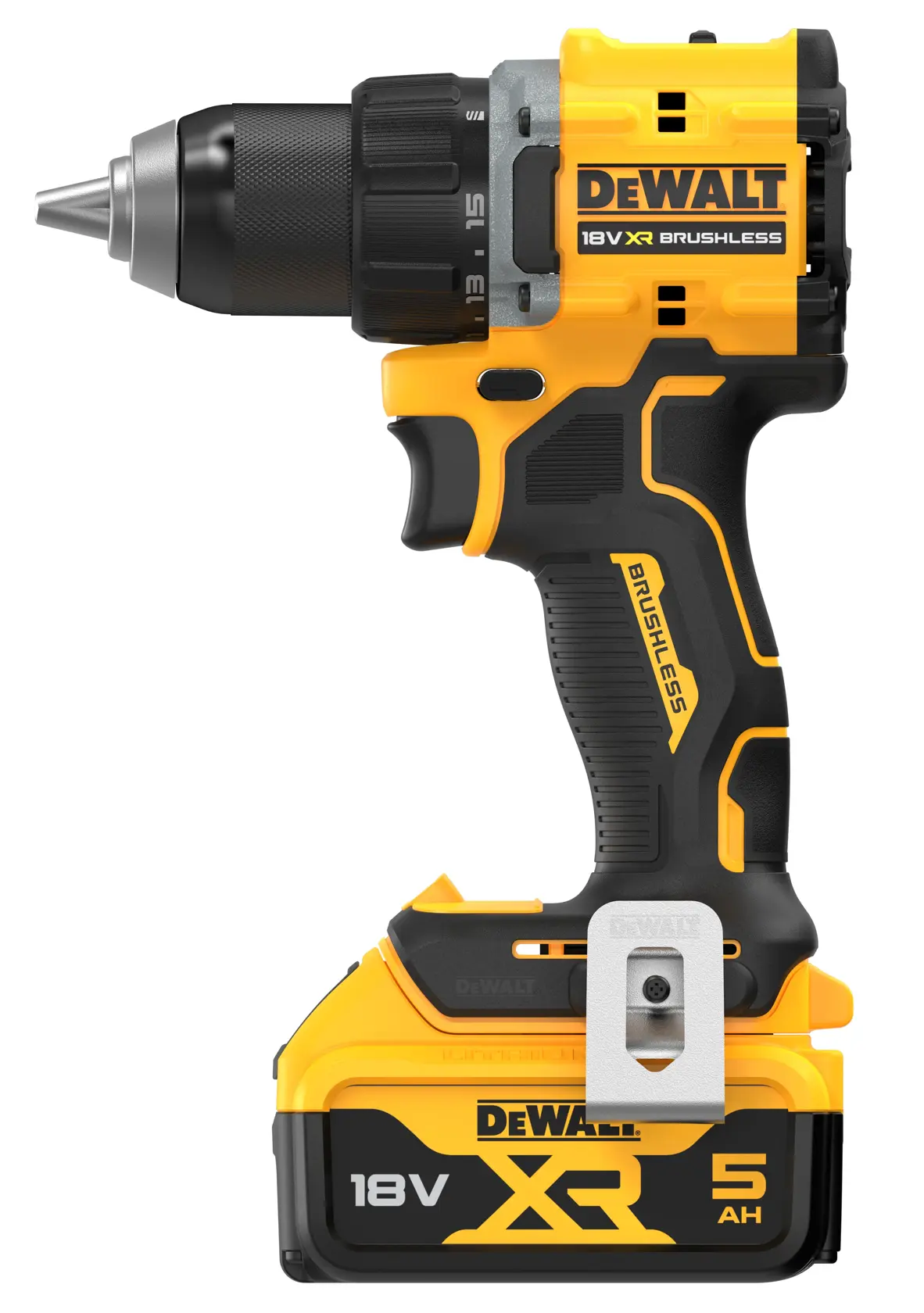 18V XR Brushless Compact Δραπανοκατσάβιδο - 2 x 5AH.