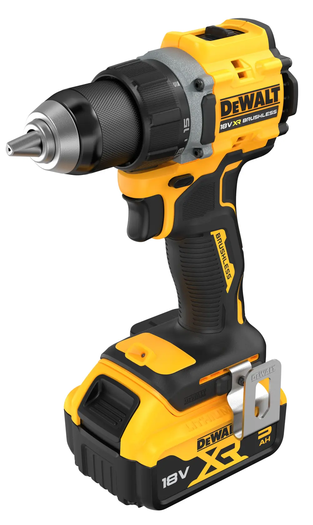 18V XR Brushless Compact Δραπανοκατσάβιδο - 2 x 5AH.