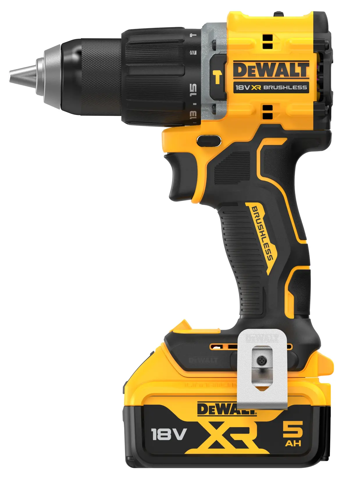 18V XR Brushless Compact Κρουστικό Δραπανοκατσάβιδο - 2 x 5AH