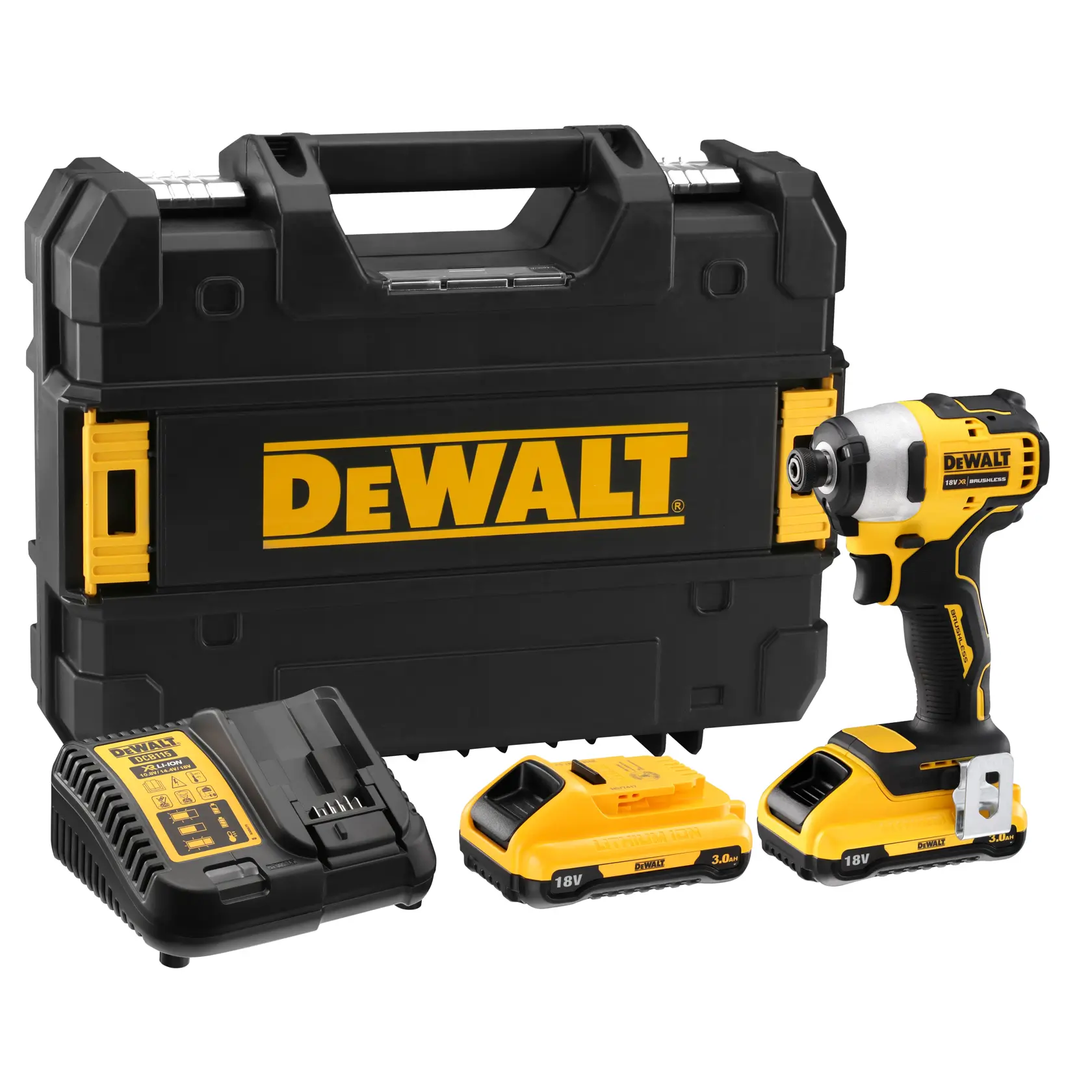 DEWALT logo centered on a white background.