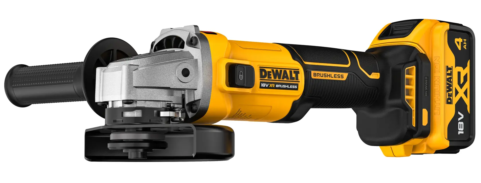 18V XR Brushless 125mm Γωνιακός Τροχός - 2 x 4Ah