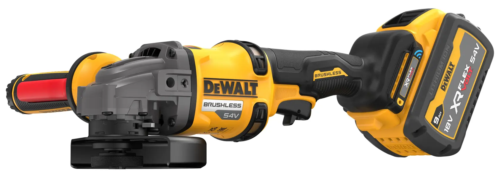 54V XR FLEXVOLT 125mm Γωνιακός Τροχός  με Πλευρική Λαβή - 2 x 9AH