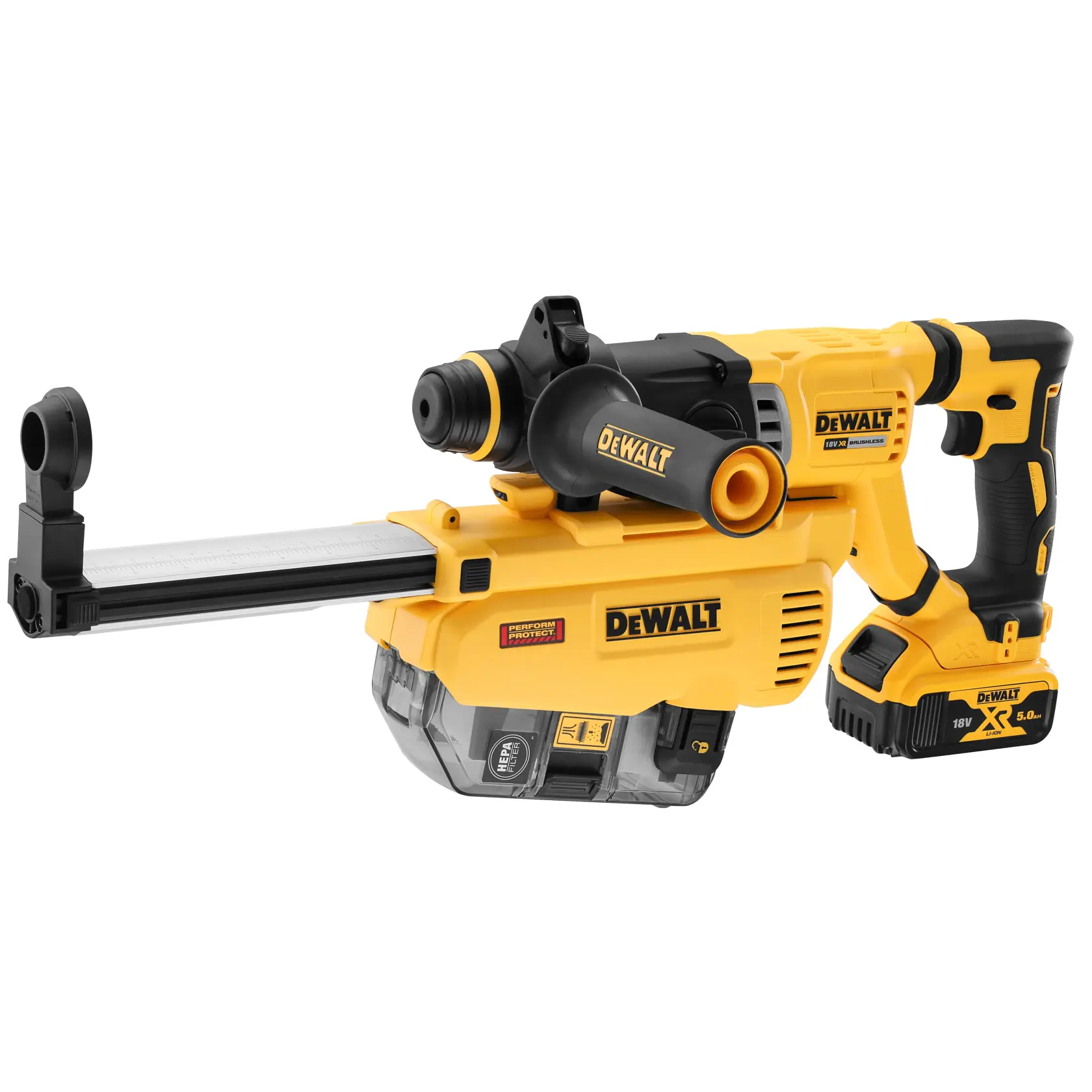 18V XR Brushless Πιστολέτο SDS-Plus 28mm- 1 x5Ah