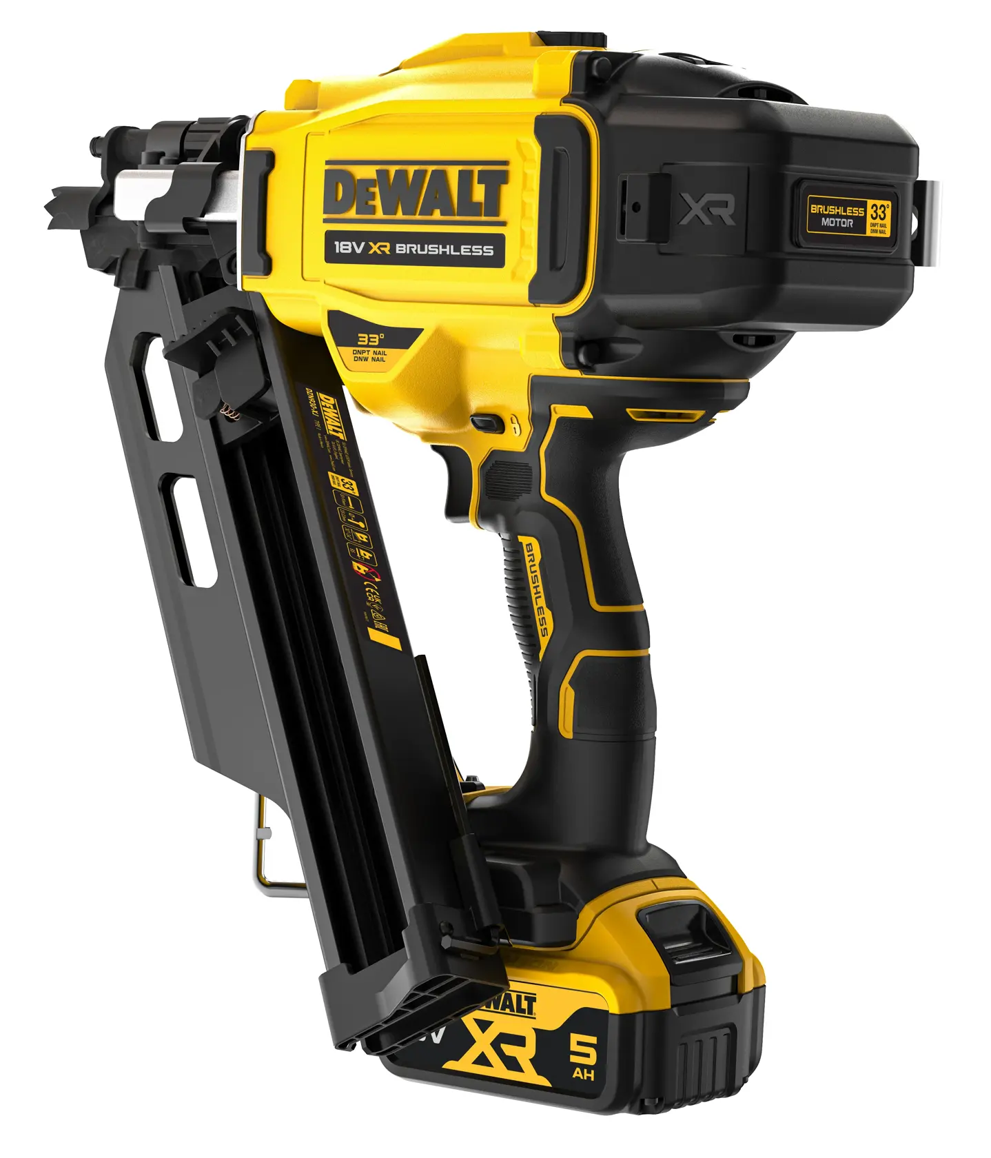 18V XR Brushless Καρφωτικό Επόμενης Γενιάς - 2 X 5AH