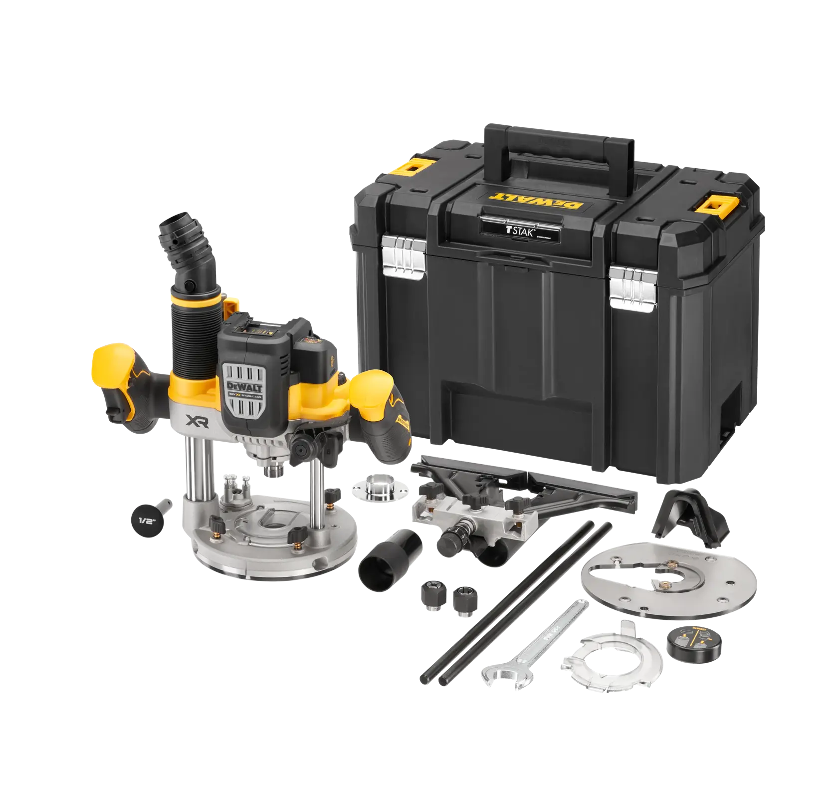 18V XR Brushless 1/2" 70mm Ρούτερ (Σκέτο Εργαλείο)