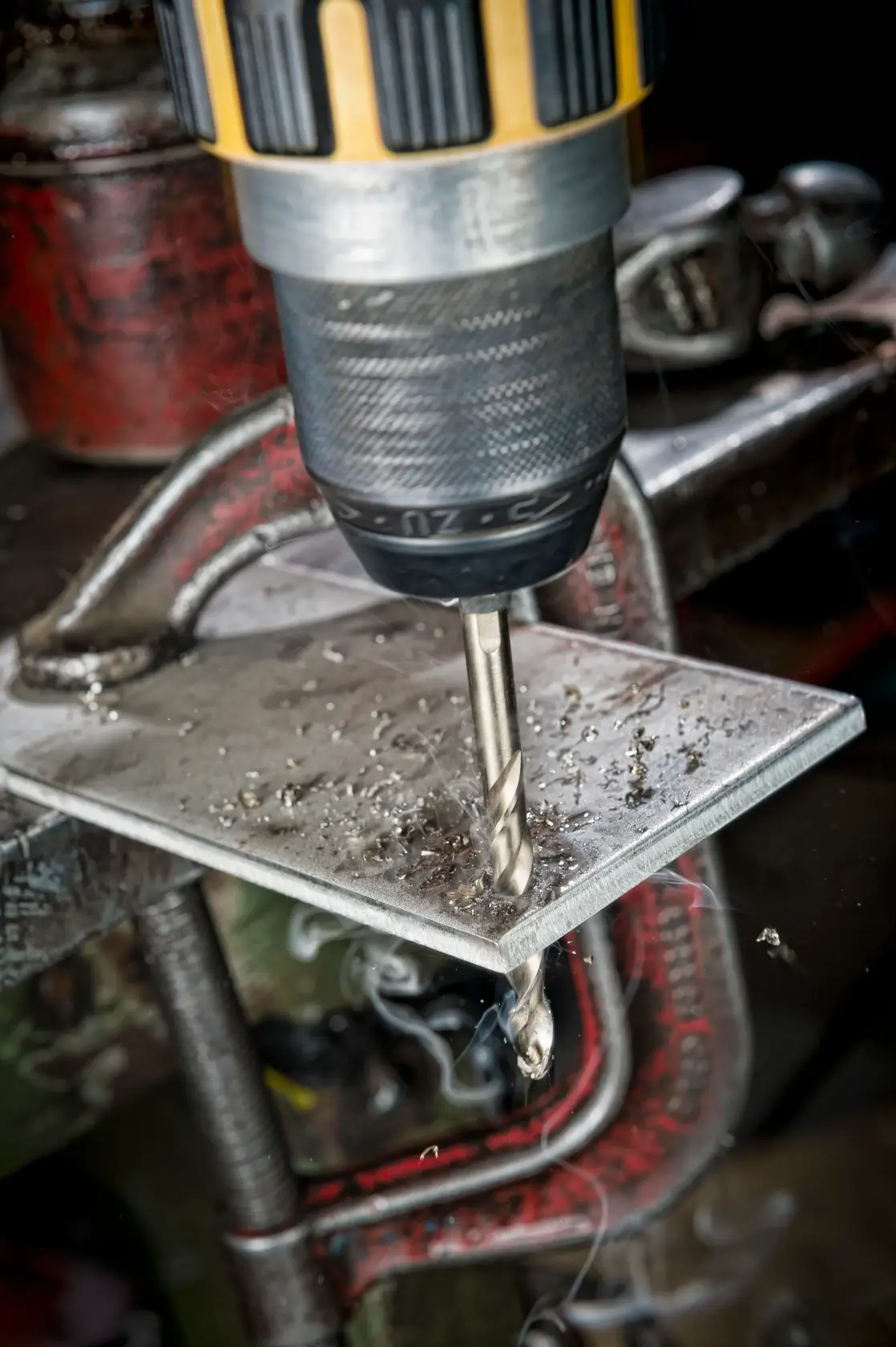 Graphic showing DEWALT XTREME Sub-Compact Series branding with the slogan 'Compact and Performance Packed' on a yellow background.