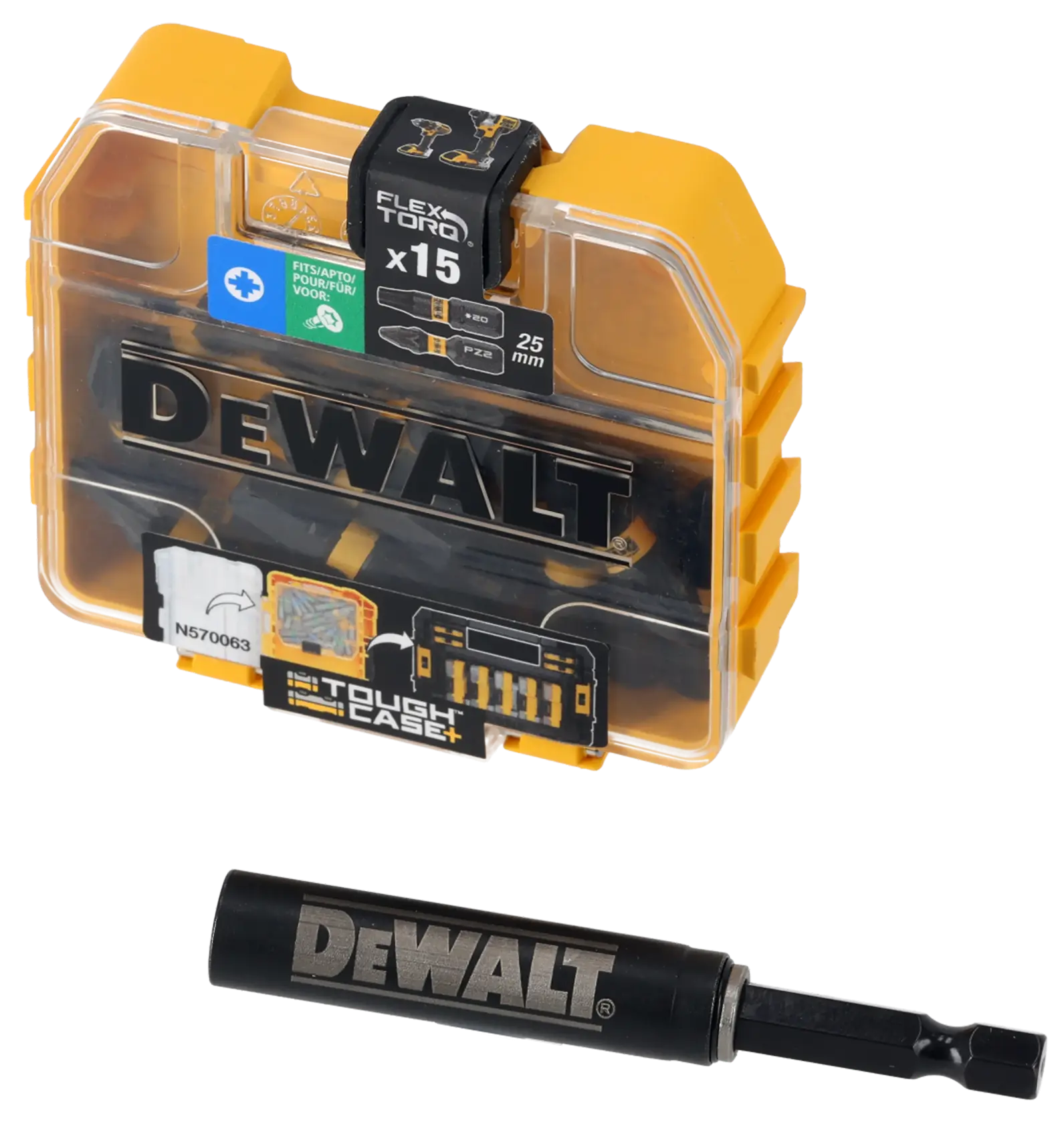 DEWALT logo centered on a white background.