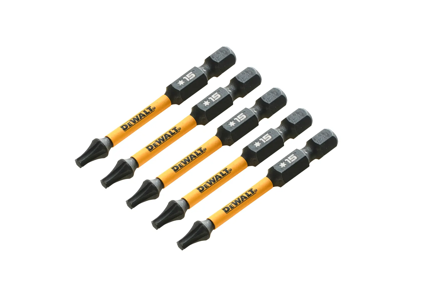 Graphique montrant la marque DEWALT XTREME Sub-Compact Series avec le slogan 'Compact et performance garantie' sur un fond jaune.