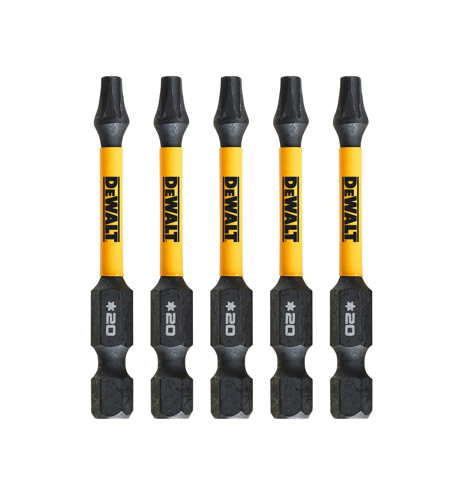 Graphic showing DEWALT XTREME Sub-Compact Series branding with the slogan 'Compact and Performance Packed' on a yellow background.
