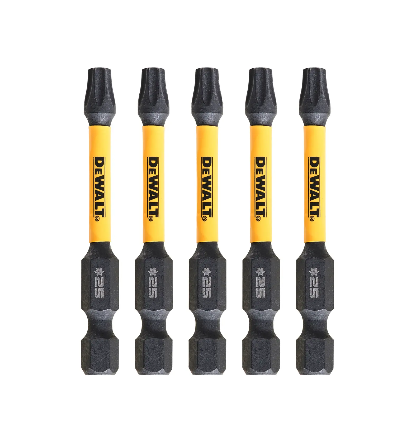 Graphic showing DEWALT XTREME Sub-Compact Series branding with the slogan 'Compact and Performance Packed' on a yellow background.