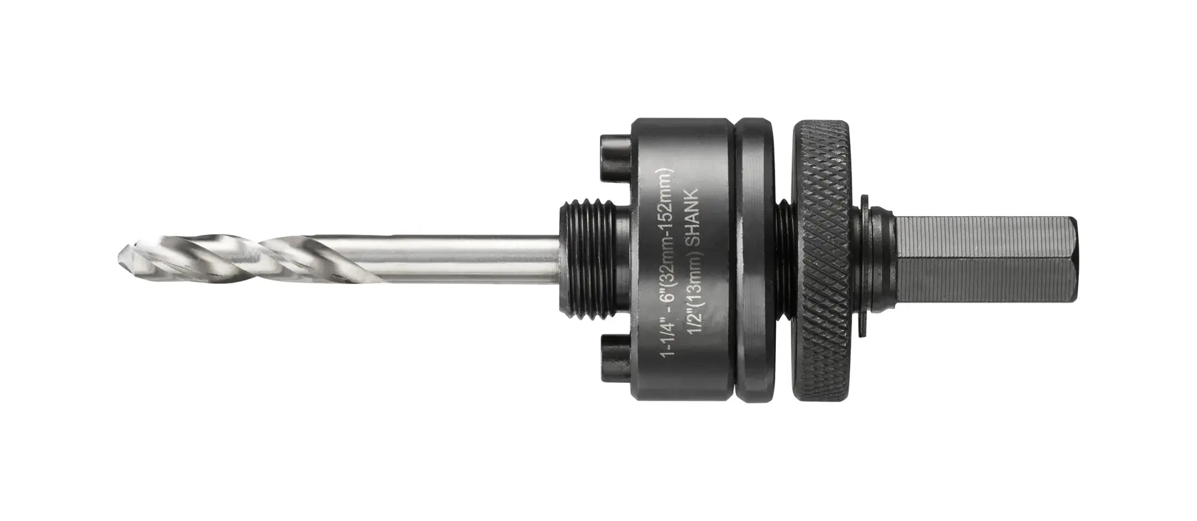 DEWALT DT90369 portabrocas para sierra de corona con broca piloto, usado para fijar sierras a taladros.
