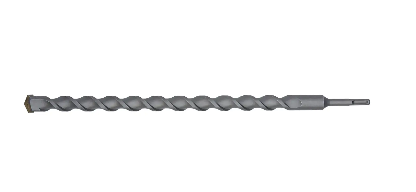 Broca DEWALT DT9660 SDS para mampostería con espiral, sobre fondo blanco.