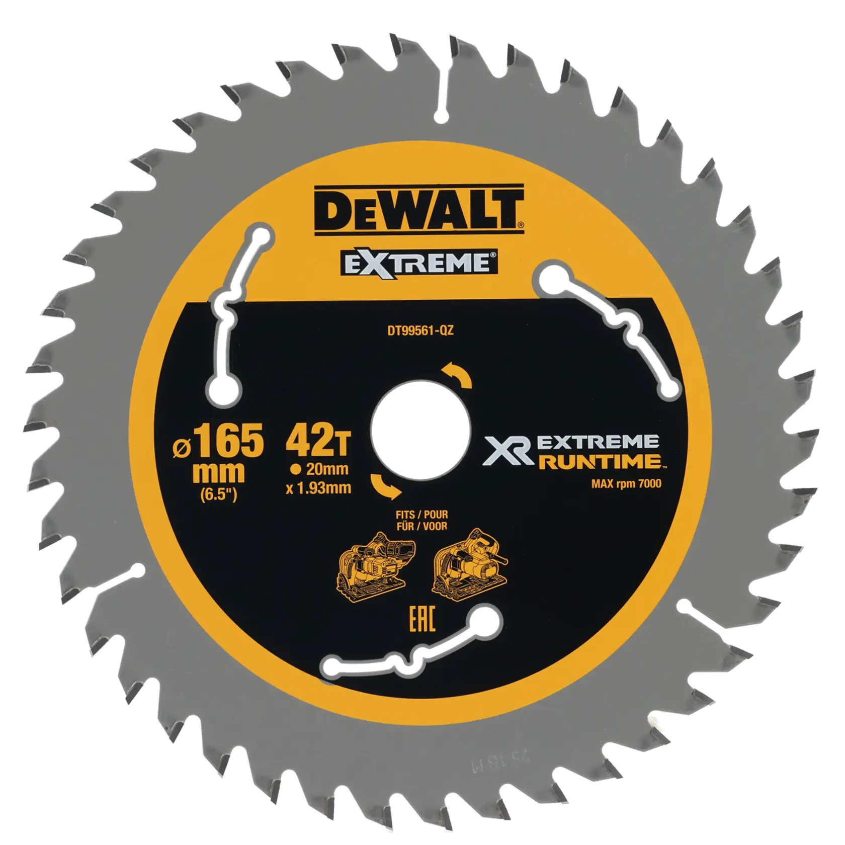 DEWALT logo centered on a white background.