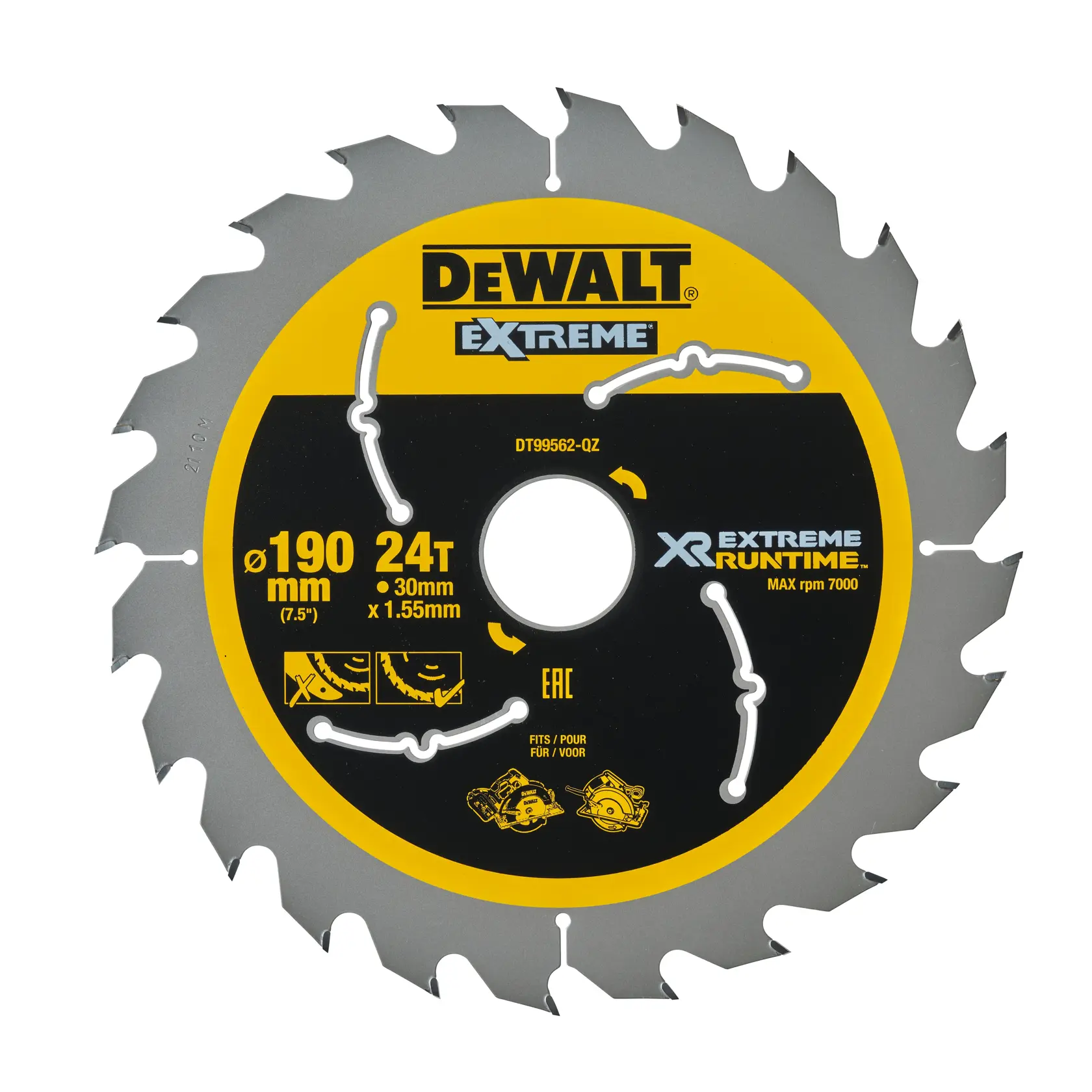 DEWALT logo centered on a white background.