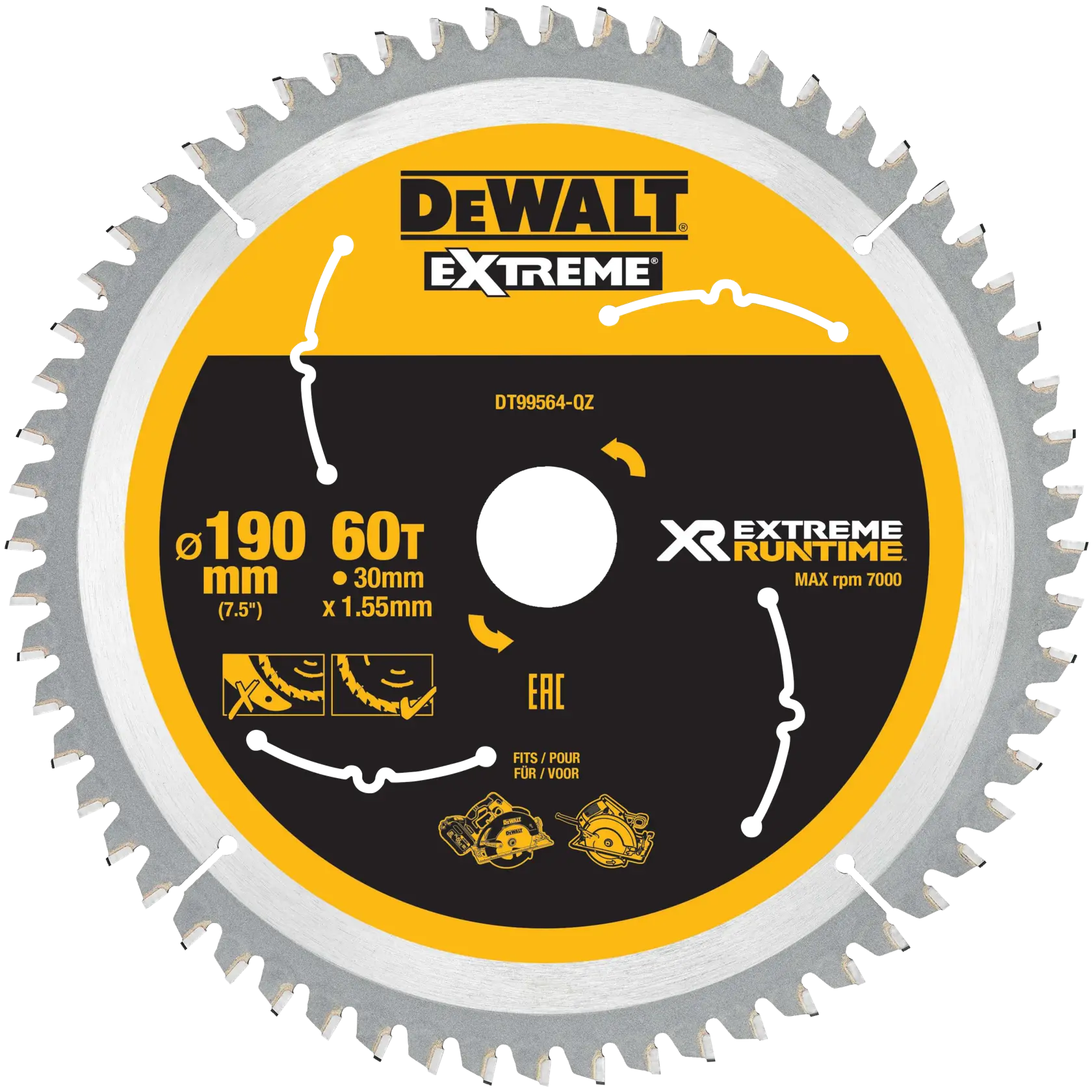 DEWALT logo centered on a white background.